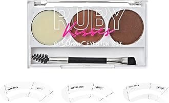 Ruby Kisses Go Brow Dark Brown Eyebrow Kit
