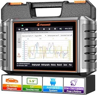 FOXWELL NT710 fit for BMW OBD2 Scanner, Bi-Directional Full System Diagnostic Scan Tool, All Resets fit for BMW Mini Rolls-Royce Engine Code Reader, Battery Registration, ECU Coding, Oil ABS Reset