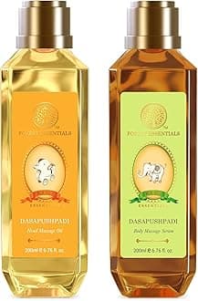 - Dasapushpadi Baby Body Massage Serum 200ml (Baby Oil) & Forest Essentials Baby Head Massage Oil Dasapushpadi 200ml (Baby Oil)