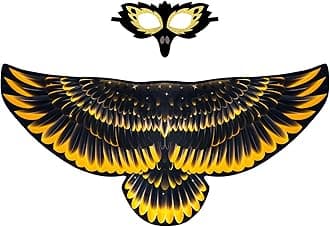 Bird-Costume for Kids Eagle-Wings Parrot Costume Hawk Owl Dress Up for Boys Girls Party Halloween Favors Gifts Toys