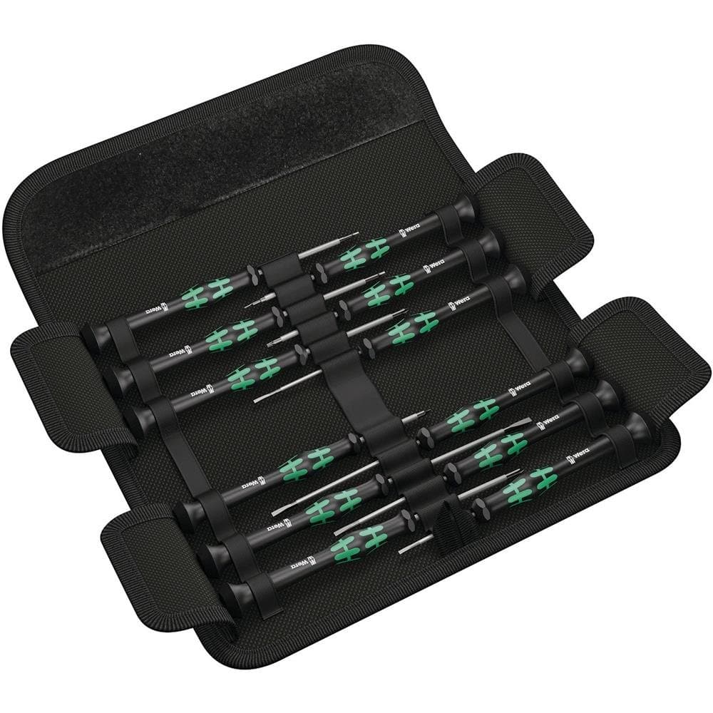 Wera 73675 Kraftform Micro Precision Screwdriver Set, 12 Pieces