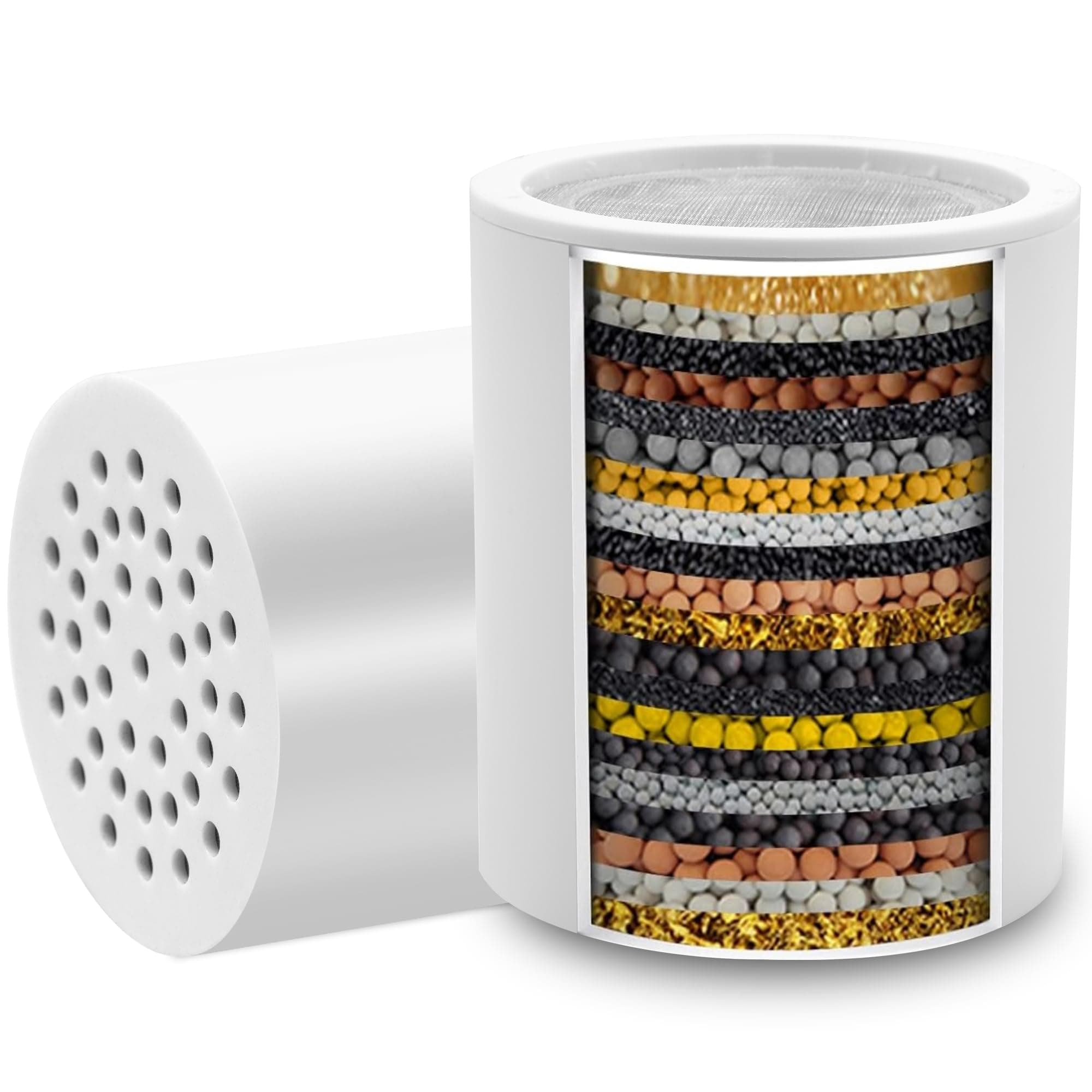 Magichome 2 Pack 32-Layer Shower Filter Replacement Cartridge, Shower Water Filter for Hard Water, Reduces Chlorine, Fluoride, and Other Harmful Substances