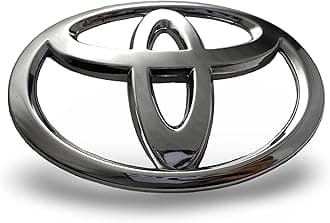 KashKart Innova Type 2 Front Bumper Grill Car Logo Emblem – Premium Chrome Finish, Stylish Car Badge for Toyota Innova