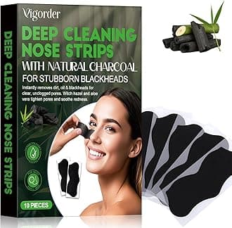 Blackhead Remover Strip, Deep Cleansing & Oil Control, Ideal for All Skin Types (10 Pack)