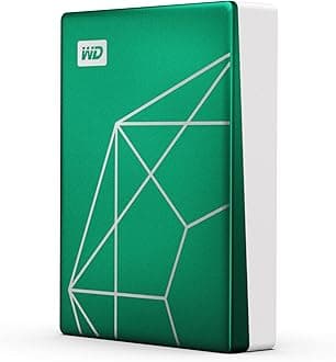 6TB My Passport Ultra Portable Hard Drive HDD, 20th Anniversary Emerald Drive, USB-C, with Backup Software and Password Protection - WDBECU0060BGN-WESN