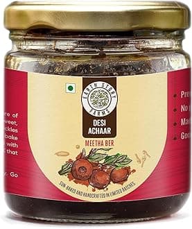 Meetha Ber Pickle | No Preservatives | Sweet Jujube Pickle| Premium Ingredients | Testy Kul Pickle | Meetha Ber Ka Achar (350gm)