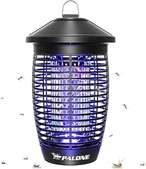 PALONE Fly Killer Mosquito Killer Lamp 4500V 20W UV Light Electric Mosquito Killer, Electronic Bug Zapper Mosquito Killer, Plug-in Bulbs Used in Homes,Gardens, Indoor