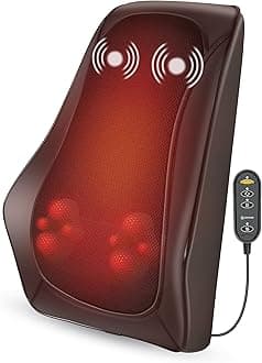 COMFIER Neck Massager with Heat, Shiatsu Neck and Back Massager with Vibration, Massage Pillow as Gift for Women Men-Home Office UseGlobal Recycled StandardGlobal Recycled StandardGlobal Recycled Standard