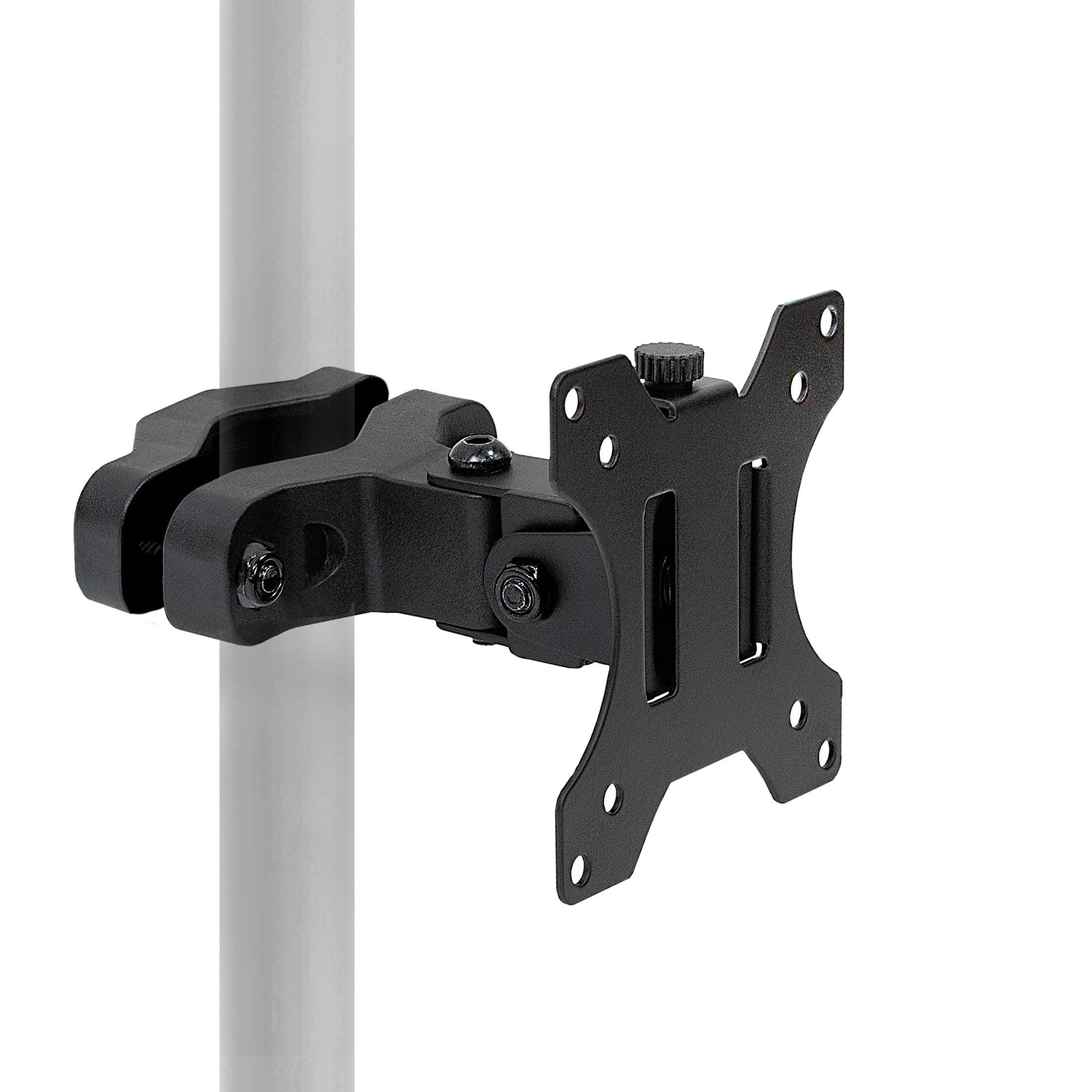 Mount-It! Universal VESA Pole Mount | Full Motion TV Pole Bracket | VESA 75 100 | Fits TVs or Monitors Up to 32 Inches