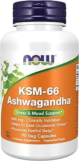 Now Supplements, KSM-66 Ashwagandha®, Stress and Sleep Support, 90 Veg Capsules
