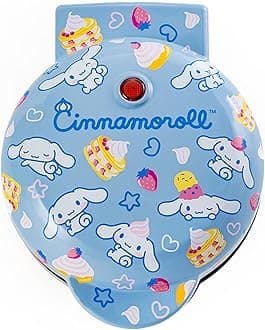 Hello Kitty Cinnamoroll Mini Waffle Maker - Cook With Your Favorite Puppy Character