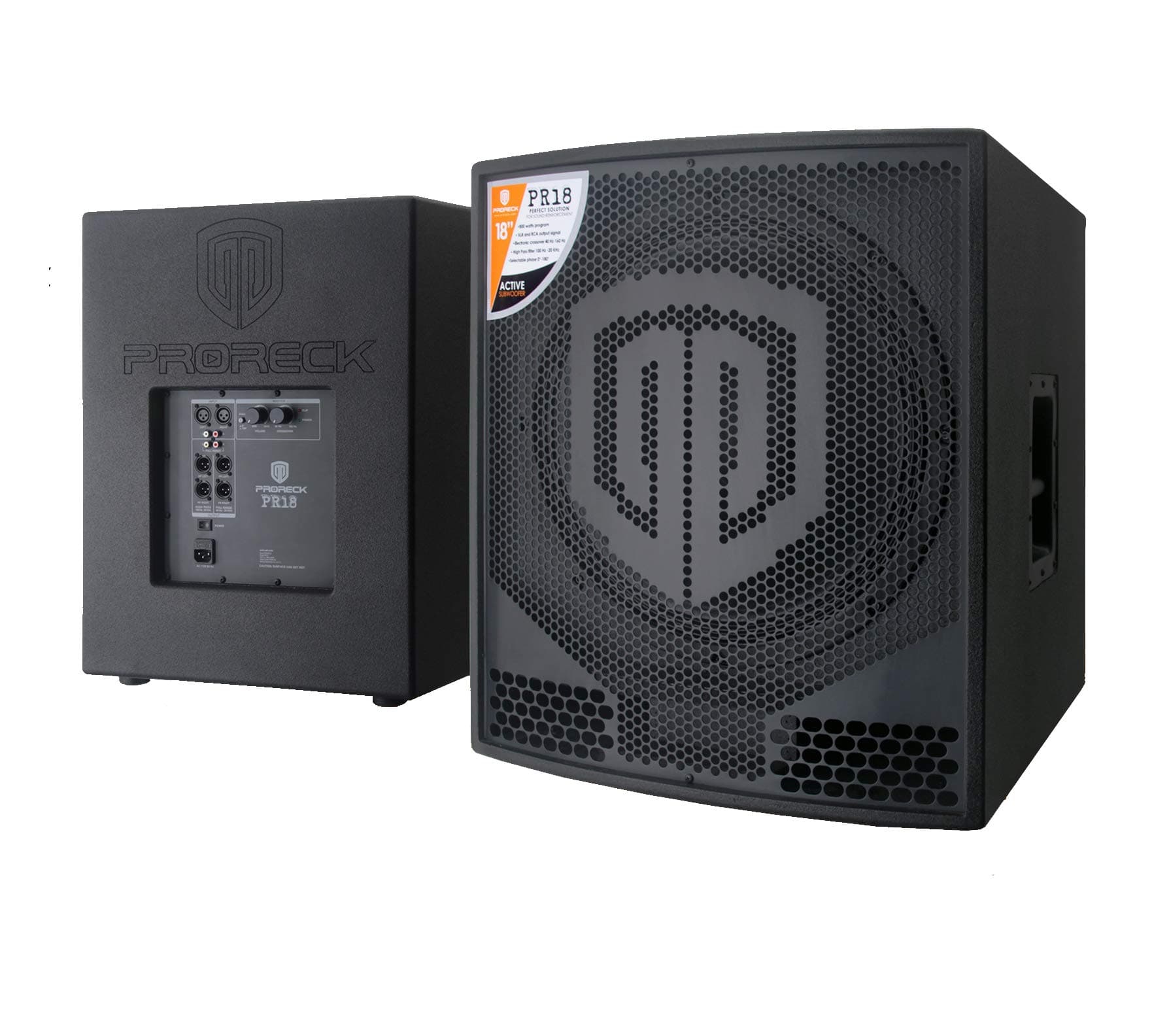 PR18 18 Inch 2000W P.M.P.O Active Powered PA DJ Subwoofer Cabinet (A Subwoofer)