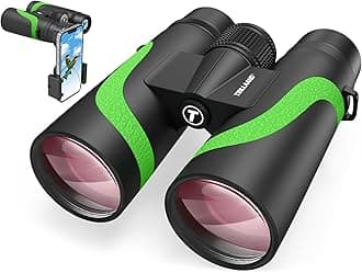 15x55 HD Binoculars for Adults High Powered,8° Wide Angle Binoculars,367/1000yds,BAK4 Prism FMC Lens,IPX7 Waterproof Binoculars for Bird Watching Hiking Travel Sports with Phone Adapter(Green)