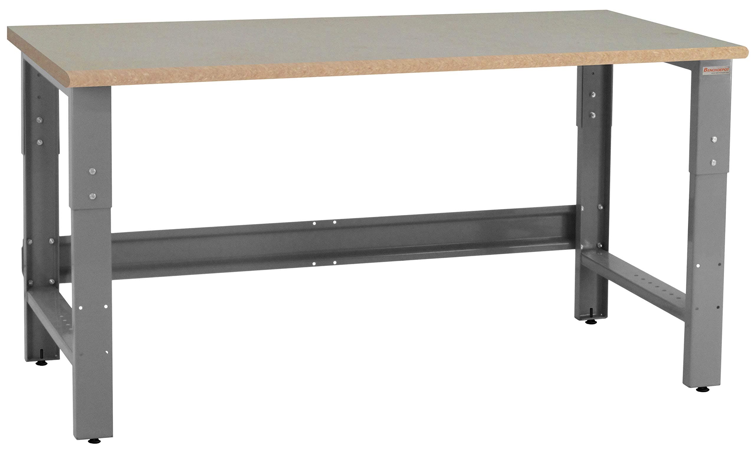 BenchPro Table & Workbench: 1-1/8" Thick Particle Board Top