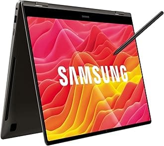 Samsung Galaxy Book3 Pro 360 Intel 13th Gen i5 EvoTM 40.62cm(16") Touchscreen 2-in-1 3K Display, 120Hz, Thin & Light Laptop(16 GB/512 GB SSD/Windows 11/MS Office/S-Pen/Graphite/1.6Kg), NP960QFG-KA2IN