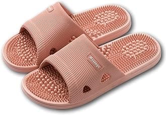Acupressure Reflexology Bathroom Massage Slippers Shoes Sandals for Men& Women Home Shock Absorbing, Therapy Promoting Blood Circulation Myofascial Release Trigger Point