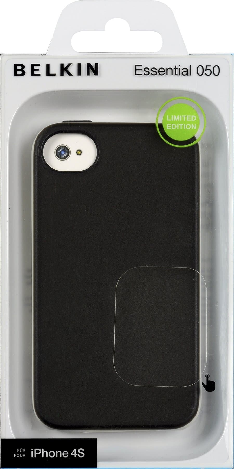 Belkin Essential Case for iPhone 4 / 4S (Blacktop/Overcast)