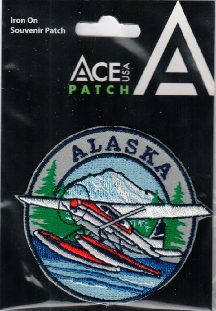 Arctic Circle Enterprises Round Alaska Float Plane Iron-on Patch