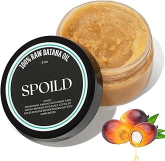 100% Raw Batana Oil, Spoiled Batana Oil for Hair Growth, Raw Batana Oil Hair Treatment Butter Cream Prevents Hair Loss Thicker Stronger Healthier Hair Shine Treatment 2oz，3pcs