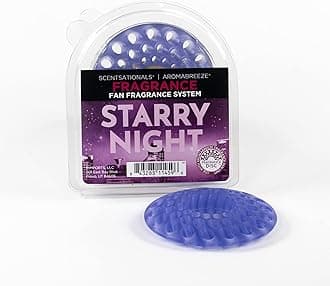 ScentSationals AromaBreeze Scented Wax Discs - Long Lasting Fragrance Wax Air Freshener for Aromabreeze Fan Units - Strong Scent, 1 Fragrance Wax Disc - Starry Night