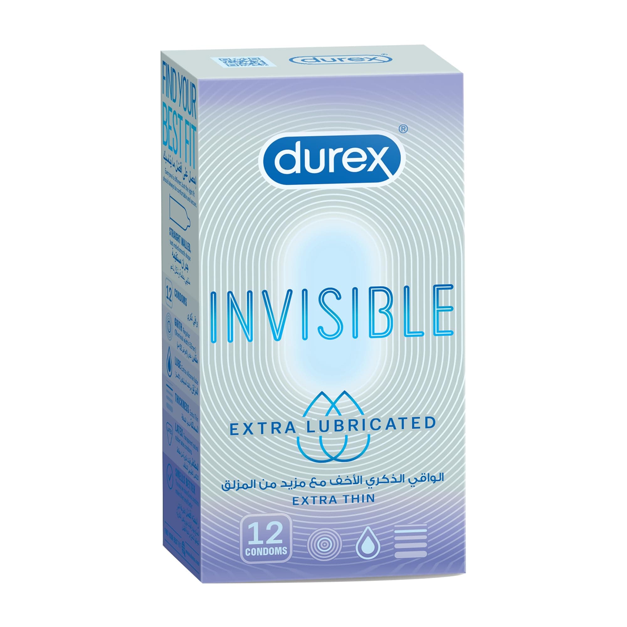 Durex Invisible Condoms 12pcs