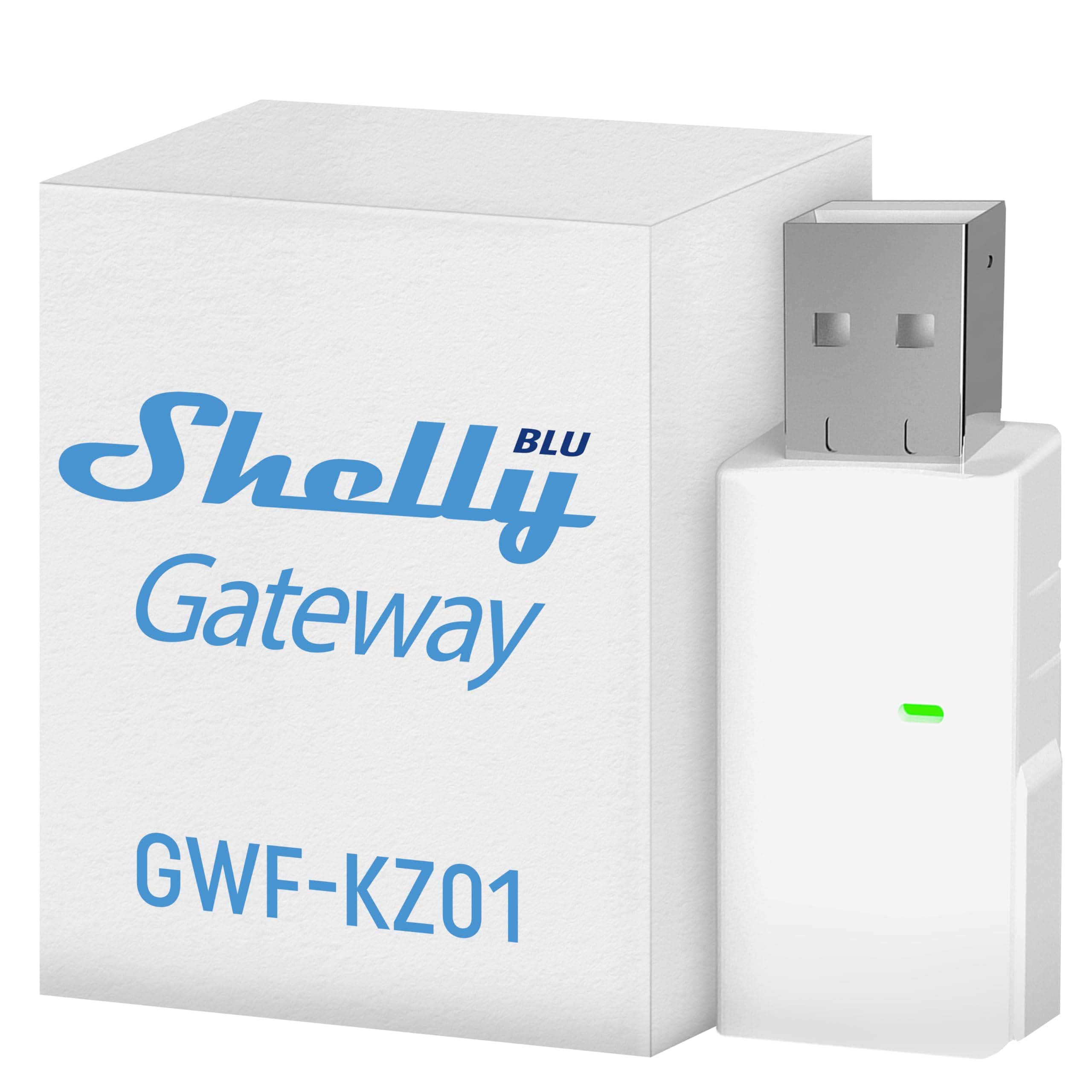 BLU Gateway Bluetooth WiFi Gateway in a USB-A Dongle Home Automation Compatible with Alexa & Google Home iOS Android App Wireless