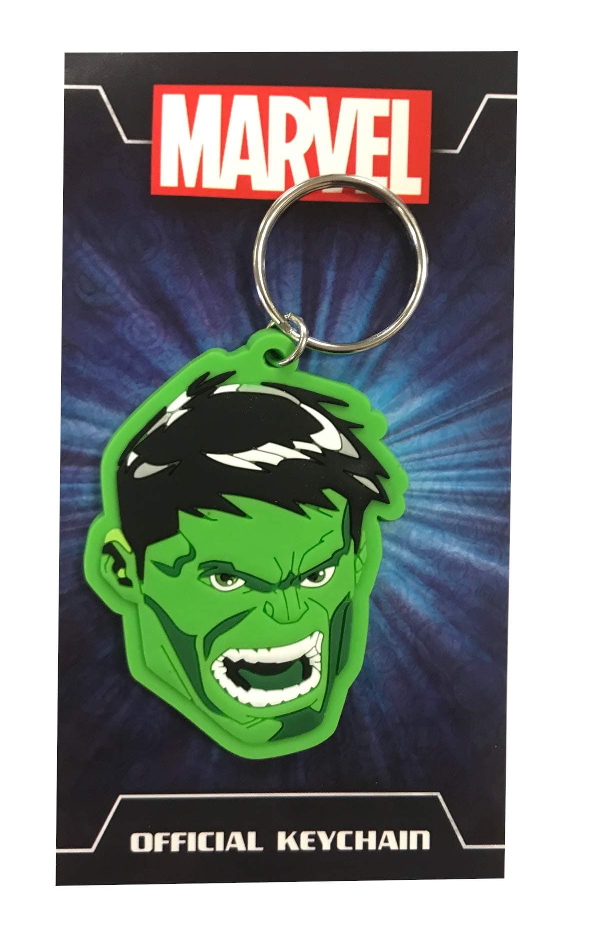 Marvel The Incredible Hulk Rubber 6cm Keychain Keyring