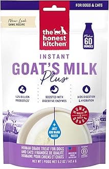 Human Grade Instant Goat's Milk with Probiotics for Dogs and Cats, 5.2 Ounces