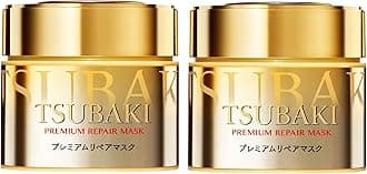 TSUBAKI Premium Repair Mask, Hair Pack, 6.3 oz (180 g) x 2 Pieces Set