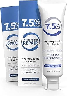 Hydroxyapatite Toothpaste for Advanced Enamel Protection, SP-6 Probiotic Whitening Toothpaste - Enhanced Formula with 6 Probiotics,Fluoride-Free, sp-6 Ultra Whitening Toothpaste (2Pcs, Blue)