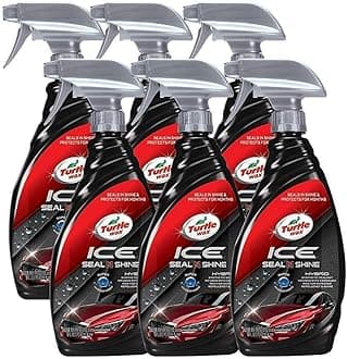 ICE Seal N Shine, Car Wax Sealant, High Gloss Shine, Insane Water Beading and Durable Paint Protection, Carnauba Wax Infused, For Paint, Wheels, Glass, Plastics and More, 16oz (Pack of 6)