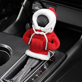 Christmas Gear Shift Knob Hoodies Christmas Hoodies Car Interior Accessories Universal Decoration for Most Car Shifters