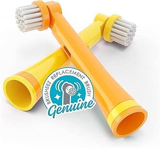 Brusheez Electronic Toothbrush Replacement Brush Heads 2 Pack (Jovie The Giraffe)