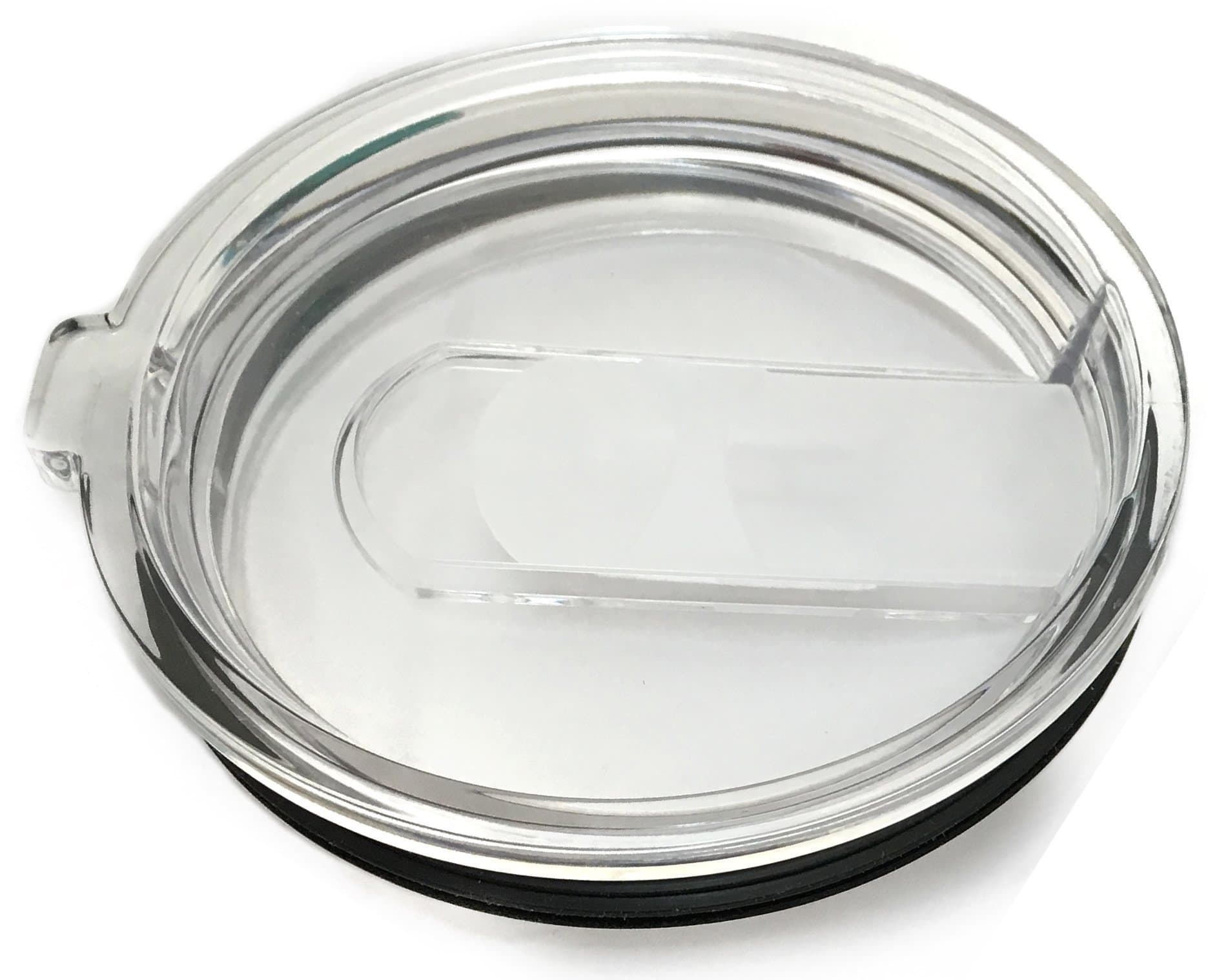 Smart Coolers - Replacement Lid With Slider Closure For 24 oz Tumblers - Splash-Proof & Spill-Resistant, Durable Clear Lid - Compatible With SIC & More Stainless Steel Tumblers (24 oz.)