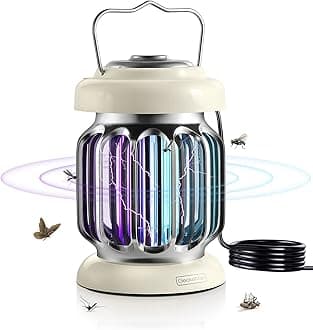 GeckoMan Hybrid Spectrum, Waterproof Switch Bug Zapper Outdoor Bug Zapper Indoor Mosquito Repellent Outdoor Patio Mosquito Zapper Electric Fly Zapper Fruit Fly Trap for Indoors Killer