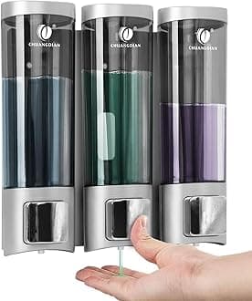 Shower Soap Dispenser Shampoo and Conditioner Dispenser for Shower Wall 3x200...