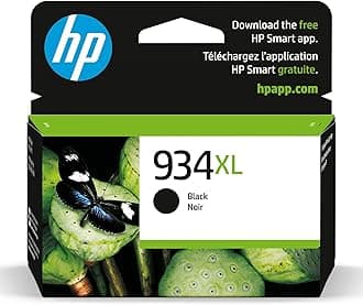 HP C2P23AE 934XL High Yield Original Ink Cartridge, Black, Single Pack