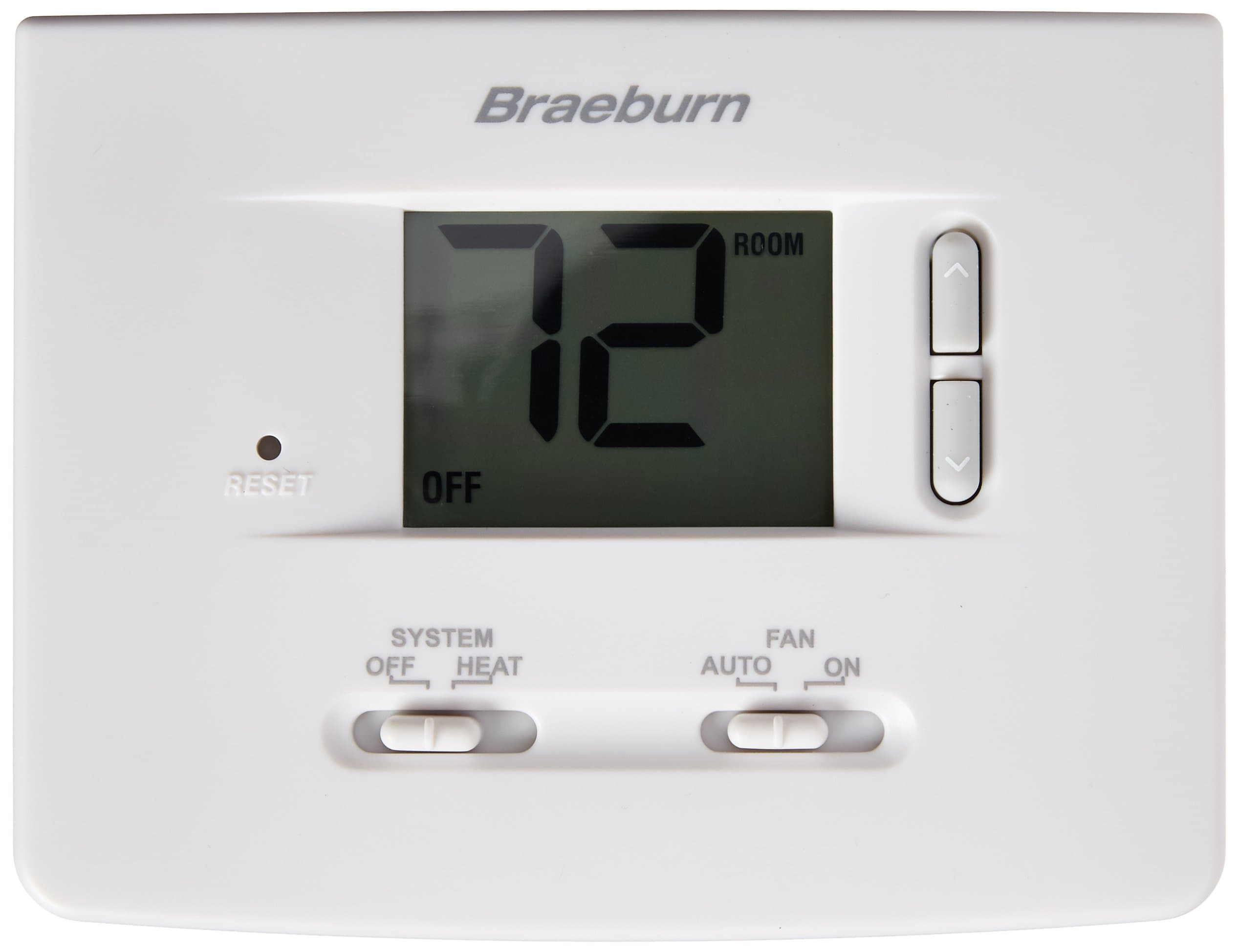 1025NC Thermostat, Non-Programmable, Heat Only