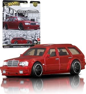 Premium Car Culture Fast Wagons 1:64 Scale Die-Cast Mercedes-Benz AMG E 36 Estate Collectible with Real Riders Tires & Metal Body & Chassis