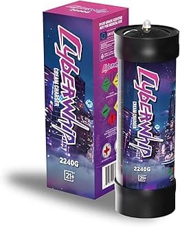 Whipped Cream Charger Nitrous Oxide Tank 3.3L N2O Whip Cream Charger 2240g, Pack of 1
