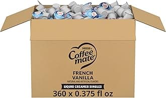 Coffee Creamer, French Vanilla, Liquid Creamer Singles, Non Dairy, No Refrigeration, Box of 360