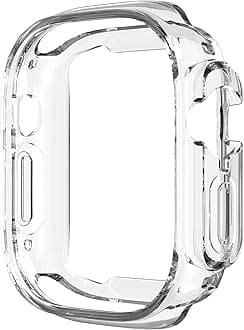 Ultra Thin Soft TPU Shockproof Bumper Case for iWatch Apple Watch Series Ultra 2/Ultra Clear 49mm
