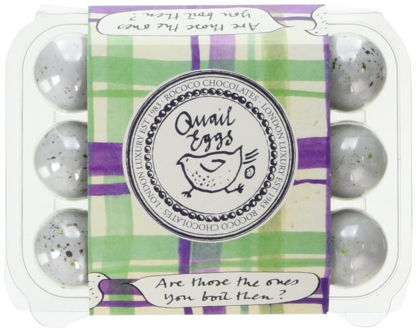 Rococo Chocolates Praline Quail Eggs Gift Crate 135 g