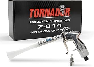 Tornador Z-014 Blow Out Tool - Clean and Air Dry Auto Surfaces with a Strong Gust of Air