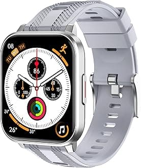 Smart Watch with Ai Functions GPS Tracking for Android Phones and iPhone Compatible Bluetooth Call Message Alert Heart Rate/Sleep Monitor IP68 Waterproof for Men Women