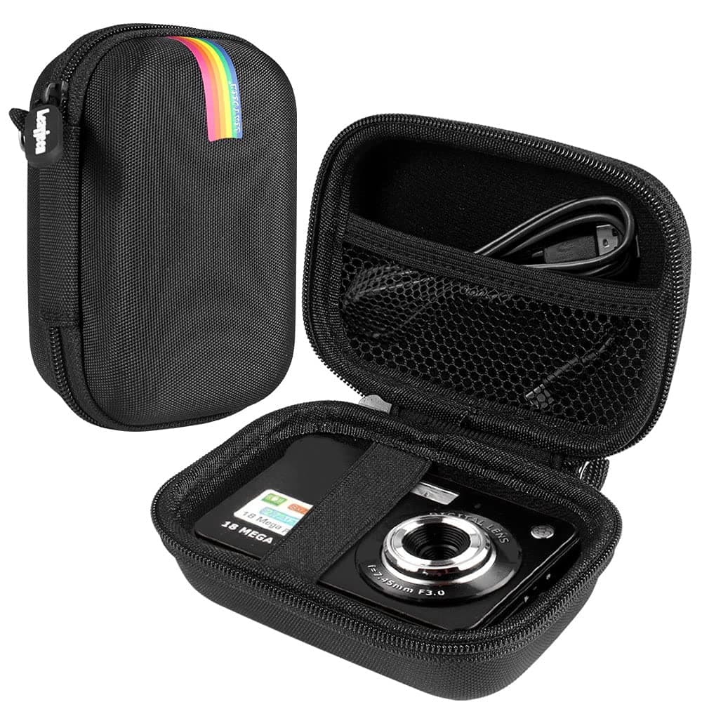 Leayjeen Digital Camera Compatible with AbergBest 21 Mega Pixels 2.7" LCD Rechargeable HD / Kodak Pixpro/ Canon PowerShot ELPH 180 / Sony DSCW800 Kids Camera, Suitable for Teenagers and Kids Travel Camera Portable Case(Case Only)