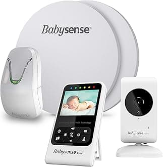 New Baby Video and Movement Monitor - Models: 7 + V24R- Bundle Pack - 2 in 1