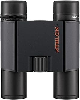 Athlon Optics 10x25 Midas G2 UHD Black Binoculars with Eye Relief for Adults and Kids, High-Powered Binoculars for Hunting, Birdwatching, and More