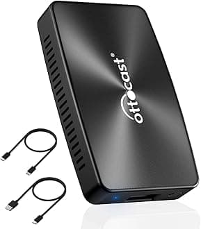 2 in 1 Android Auto/CarPlay Wireless Adapter U2-X Pro - Wireless CP/AA for OEM Factory CarPlay Cars - 5GHz WiFi, Online Update, Fast Connect, Plug & Play, No Delay