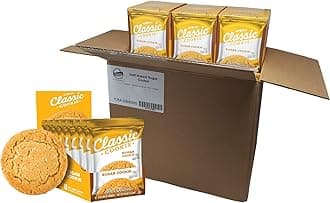 Classic Cookie Soft Baked Sugar Cookies, Full Case of 12 Boxes, 96 Individually Wrapped Cookies
